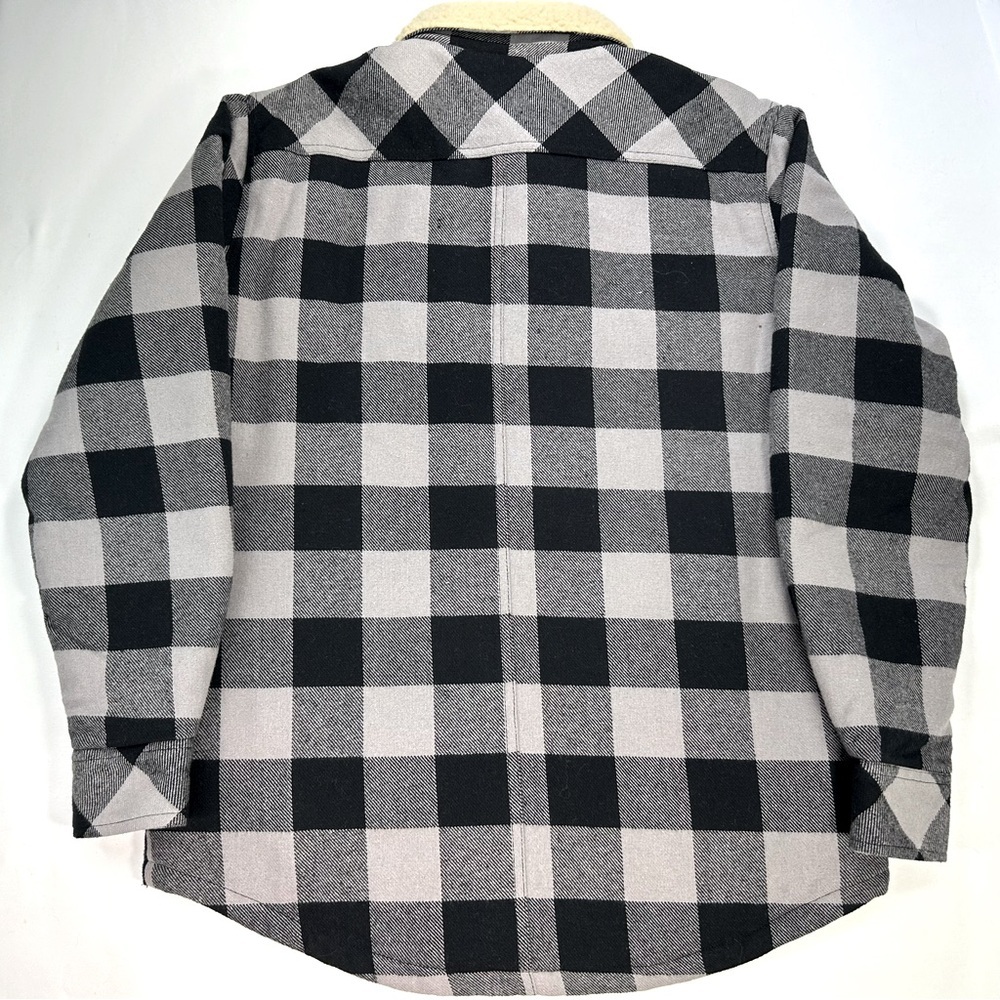 Dickies Flannel Shirt Jacket W/Sherpa Collar Size Small (34-36) Men's - Picture 4 of 9